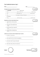 Vorschau - Arbeitsblätter - Test: Conditional Sentences Type 3 - Seite 3
