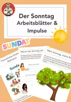 Vorschau - Arbeitsblätter - Der Sonntag: Arbeitsblätter und Impulse für den Unterricht - Deckblatt