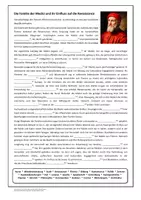 Vorschau - Arbeitsblätter - Renaissance: Die Familie der Medici (Lückentext oder Test) - Deckblatt