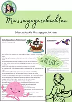 Vorschau - Text - Massagegeschichten zum Vorlesen und Entspannen - Deckblatt