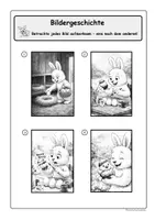 Vorschau - Arbeitsblätter - Bildergeschichte Ostern mit Arbeitsblättern Klasse 3/4 - Seite 2
