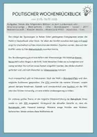 Vorschau - Arbeitsblätter - Politischer Wochenrückblick vom 21.03 - 26.03 Tagespolitik - Seite 3