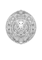 Vorschau - Mal- und Bastelvorlagen - 50 Mandalas Unterwasser – Ausmalbilder für Grundschule (Klasse 1–4) | Verschiedene Niveaustufen | Entspannung & Konzentration - Seite 2