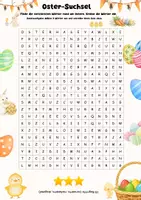 Vorschau - Arbeitsblätter - Ostern Suchsel 3 Differenzierungen - Seite 3