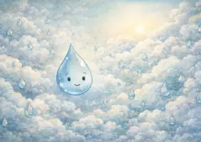 Vorschau - Bildkarten - Kamishibai Geschichte Frühling Natur Kreislauf Wasser - Seite 1