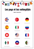 Vista previa - Hojas de trabajo - Les pays et les nationalités - Dossier (A1-A2) - página 1