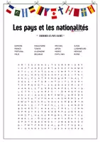 Vista previa - Hojas de trabajo - Les pays et les nationalités - Dossier (A1-A2) - página 3