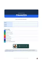 Vorschau - Arbeitsblätter - Finanzbildung: Projekttag Finanzen (Mittelschule) – Arbeitsblätter, Lösungen & Lehrerhandbuch | Investieren, Aktien, ETFs, Crypro, Immobilien - Deckblatt
