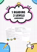 Vista previa - Hojas de trabajo - Readings about Landforms - Portada
