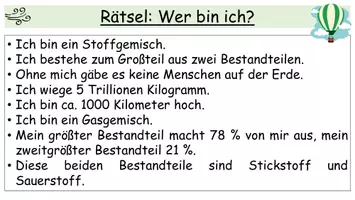 Vorschau - Stationenlernen - Die Luft einfach erklärt - Stationenlernen Chemie (Zusammensetzung, Linde-Verfahren, Gasnachweise) | Arbeitsblätter mit Lösungen + Einstieg + QR-Codes | fertige Unterrichtsstunde Sek I - Seite 1