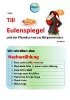 Vorschau - Unterrichtsreihen - Nacherzählung: Till Eulenspiegel & der Pfannkuchen - Deckblatt