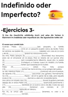 Vorschau - Arbeitsblätter - Indefinido oder Imperfecto? Übungen - Seite 3