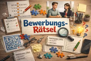 Vorschau - Arbeitsblätter - Verschiedene Rästel zum Thema Bewerbung - Deckblatt