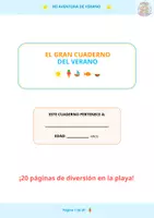 Vista previa - Hojas de trabajo - Cuadernillo de Verano 20 Páginas - página 2