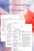 Vorschau - Arbeitsblätter - ZP10 Schreiben Englisch: Summary, Analyse und Comment richtig strukturieren - Deckblatt