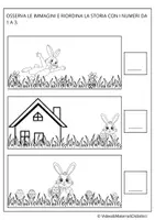 anteprima - Font originali - ASPETTANDO LE VACANZE DI PASQUA CON IL CONIGLIETTO NICO - Classe 1 - Pagina 2