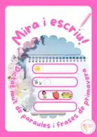 Vista previa - Tarjetas / Manipulativos - Mira i escriu🔎✏️🩷 - página 1