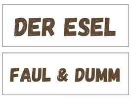 Vorschau - Fördermaterial/Inklusion - Fabeln: Wortkarten (Tier + Eigenschaft) + Bildkarten - Seite 3