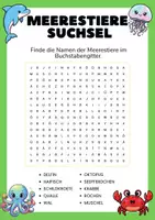 Vorschau - Arbeitsblätter - Materialpaket „Meerestiere“ – Grundschule | Basteln - Seite 2