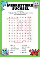 Vorschau - Arbeitsblätter - Materialpaket „Meerestiere“ – Grundschule | Basteln - Seite 3