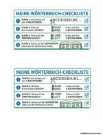 Vorschau - Arbeitsblätter - Training mit dem Wörterbuch, Wörterbuch nutzen - Deckblatt
