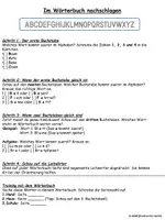 Vorschau - Arbeitsblätter - Training mit dem Wörterbuch, Wörterbuch nutzen - Seite 1