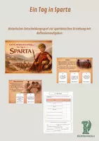 Vorschau - Stundenentwürfe - Griechenland-Bundle: Athen und Sparta interaktiv entdecken mit zwei interaktiven PDFs sowie Vergleichsblatt und Exit Ticket - Seite 1