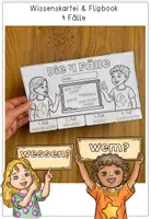 Vorschau - Arbeitsblätter - Die vier Fälle - Wissenskartei & Flipbook in verschiedenen Versionen - Seite 1