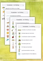 Vorschau - Stundenentwürfe - Freiarbeitsmaterial: Purzelsätze - Frühling - für Klasse 1 und 2 - Seite 2