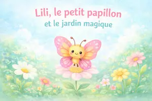 Aperçu - Cartes / Images - Kamishibai – Lili, le petit papillon et le jardin magique - Page de couverture