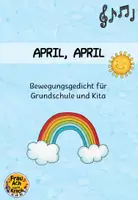 Vorschau - Anderer Materialtyp - Bewegungsgedicht "April, April" für Grundschule und Kita ~ Grundschule Musik - Deckblatt