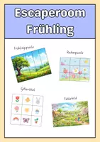 Vorschau - Spiele - Escaperoom Frühling - Deckblatt