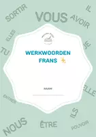 Voorbeeld - Werkbundel vervoeging Franse werkwoorden - Voorblad
