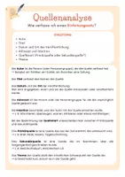 Vorschau - Arbeitsblätter - Einleitungssatz einer Quellenanalyse - ANLEITUNG - Seite 2