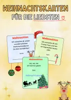 Vorschau - Mal- und Bastelvorlagen - Weihnachtskarten für die Liebsten - Deckblatt