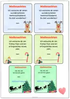 Vorschau - Mal- und Bastelvorlagen - Weihnachtskarten für die Liebsten - Seite 2