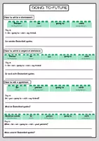 Vorschau - Arbeitsblätter - Going to-future - Worksheet - Seite 1