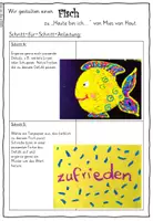 Vorschau - Mal- und Bastelvorlagen - Ein Gefühlsfisch zu "Heute bin ich...": Anleitung & Präsentation - Seite 2