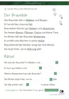 Vorschau - Unterrichtsreihen - Rätselheft Braunbär Tatzenstufe 1 (1. und 2. Klasse) - Seite 2