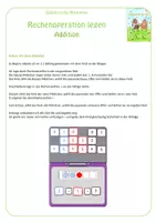 Vorschau - Fördermaterial/Inklusion - Klettmappe 3 - ZR 5 Rechenoperation Addition/Subtraktion - Seite 2