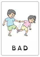 anteprima - Flashcard - Picture Cards AGGETTIVI/ADJECTIVES - Pagina 1