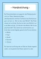 Vorschau - Spiele - Geometrische Körper Ich habe wer hat Lesespiel mit Bildern - Seite 1