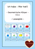 Vorschau - Spiele - Materialpaket Ich habe wer hat Geometrische Formen und Körper - Seite 1