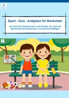 Vorschau - Arbeitsblätter - Sport-Quiz-Unterrichtsmaterial-fuer-Banksitzer im Sportunterricht - Deckblatt