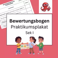 Vorschau - Arbeitsblätter - Beurteilungsbogen Praktikumsplakat - ESA/MSA - Deckblatt