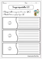 Aperçu - Feuilles d'exercices - Images séquentielles (pack) - Page 3