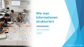 Vorschau - Stundenentwürfe - Mindmap - Wie man Informationen strukturiert - Seite 1