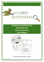 Vorschau - Arbeitsblätter - Famous Detectives (reading comprehension) - Deckblatt