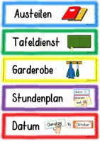 Vorschau - Arbeitsblätter - Großes Materialpaket – Klassenraum gestalten (Grundschule) - Seite 3