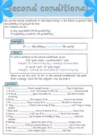 Vorschau - Arbeitsblätter - First + Second Conditional | Worksheet + Erklärung - Seite 2